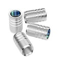 thumbnail image 1 of Redempat 4pack/lot Car Tyre Valve Caps Universally Fit For Most Cars SUVs And Trucks Compatible silver, 1 of 6