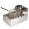 thumbnail image 1 of Friteuse Électrique, Friteuse Profonde en Acier Inoxydable 6 L Prise US Renforcée pour Frites pour Poulet pour Restaurant, 1 of 8