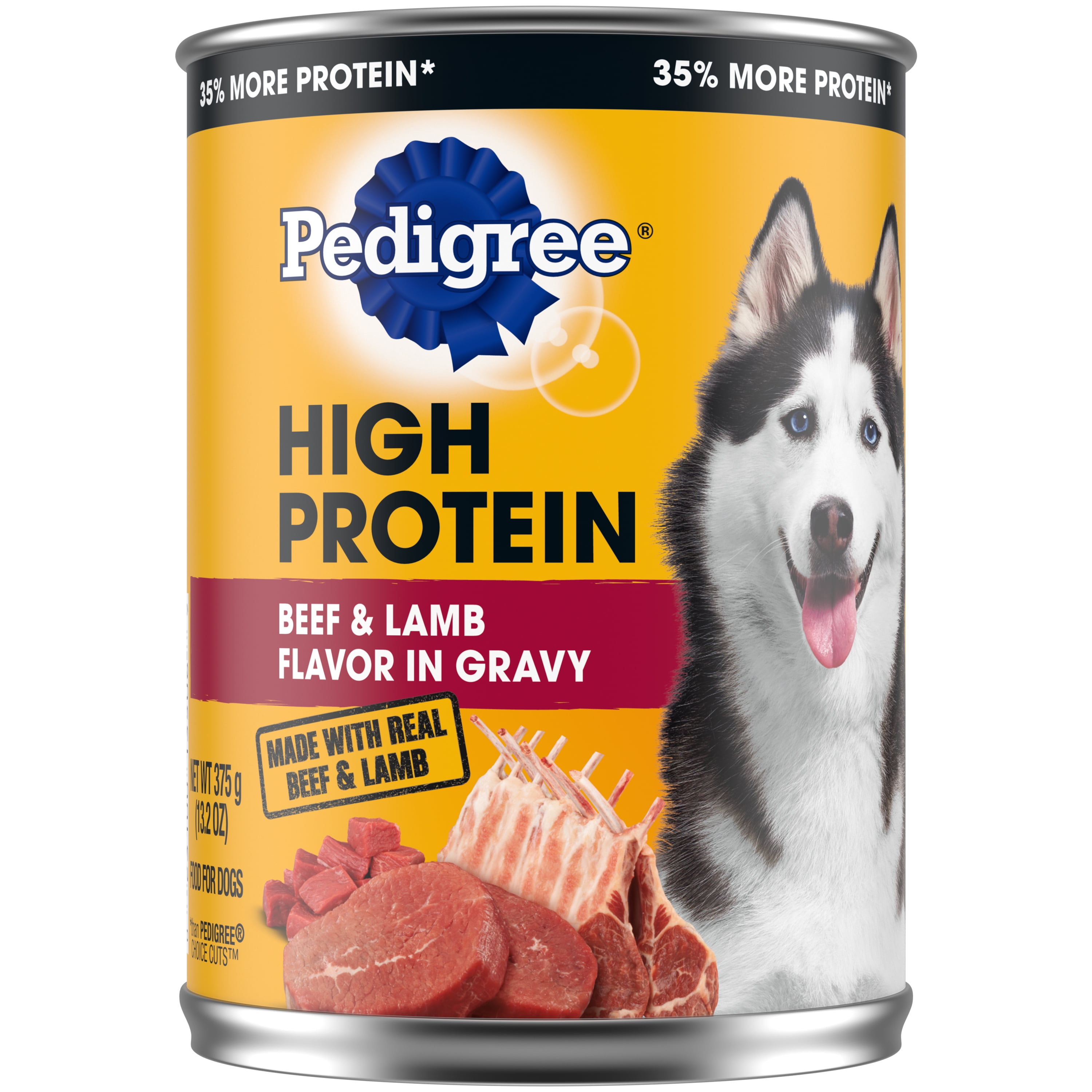 PEDIGREE High Protein Beef Lamb In Gravy Wet Dog Food For Adult Dog 