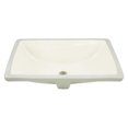 thumbnail image 3 of American Imaginations 18.25-in. W Rectangle Bathroom Undermount Sink Set In Biscuit - Chrome Hardware AI-26739, 3 of 9