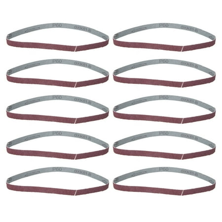 

2024 10 PCS Abrasive Sanding Belt Circular Grinding Belt 457x13mm Aluminum Oxide GXK51-B(60)