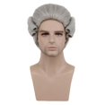 thumbnail image 2 of Disfraz de Wig Karlery Colonial Man Long Wave, gris, para Halloween, 2 of 5