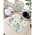 thumbnail image 5 of Christmas Flower Dish Drying Mat for Kitchen Counter, Super Absorbent Quick Dry Coffee Bar Mat Pad Thin Diatomaceous Sink Mat Non Slip Dish Drainer Mat 23.5x15.5 Watercolor Pine Leaves Colored Dots, 5 of 6