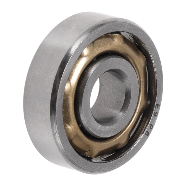 Unique Bargains Roulements à Billes E9 Rainure Profonde 9x28x8mm P6 Roulements Lubrifiés Type Ouvert 1 Pce Roue de Scooter Planche à Roulettes Universelle Ton Argent Ton Or