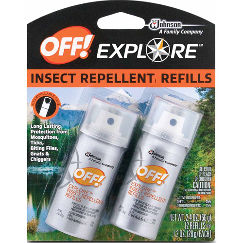 OFF! Explore Insect Repellent I Refill, 2 count, 1.2 Ounces