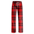 thumbnail image 6 of WTOBBY Women's Plaid Print Pajama Pants with Drawstring Elastic Waist, Comfortable Straight Leg Loose Fit for Sleepwear and Yoga Activities,Wine M, 6 of 7