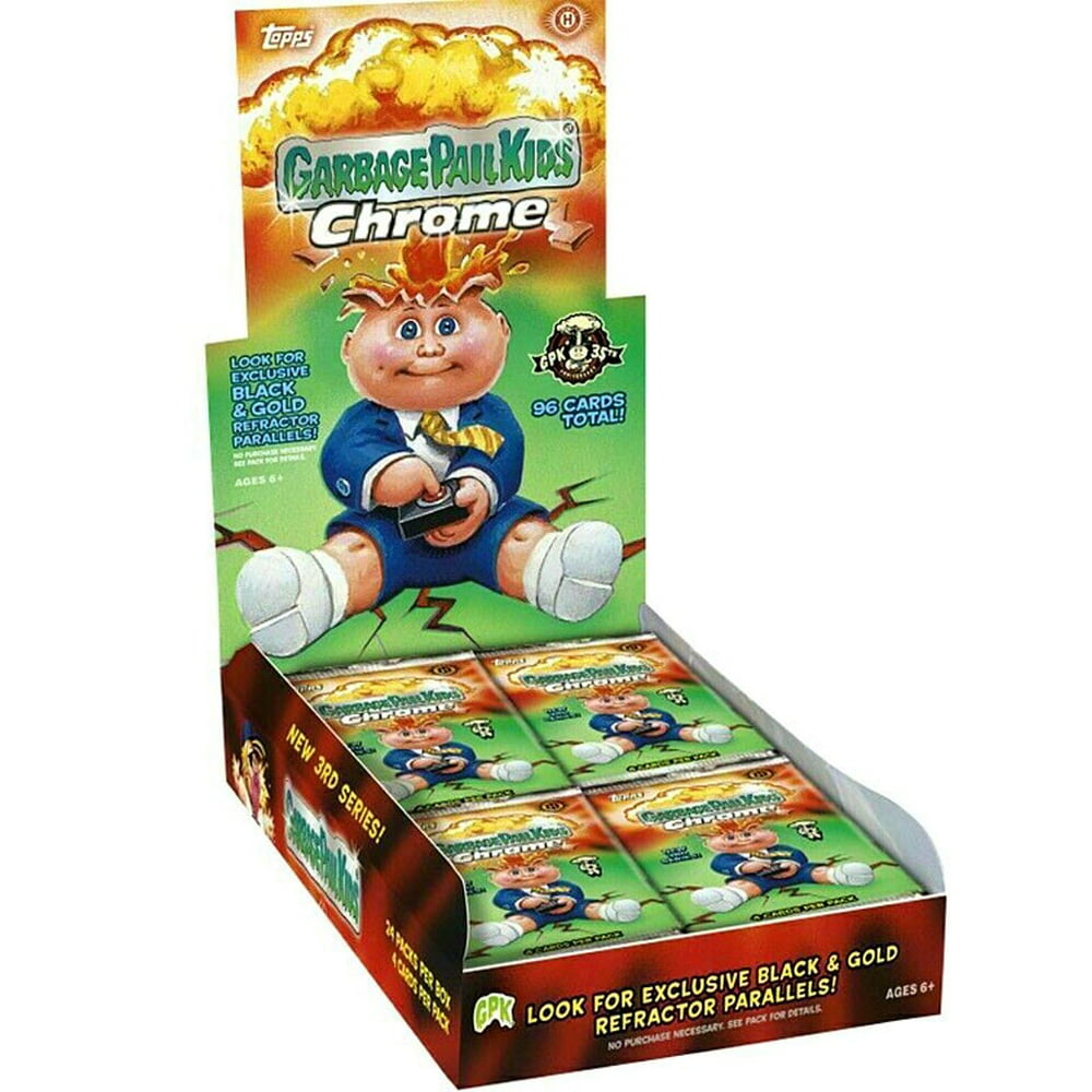 Garbage Pail Kids Topps 2020 Chrome Trading Card HOBBY Box [24 Packs