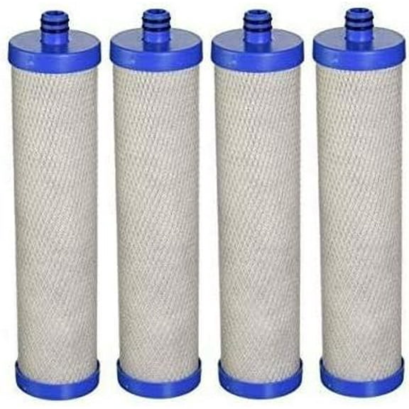 IPW Industries Inc. Compatible Reverse Osmosis Annual Replacement Water Filters for WHER12 and WHER18 System; Pack of 4; Membrane Not Included.