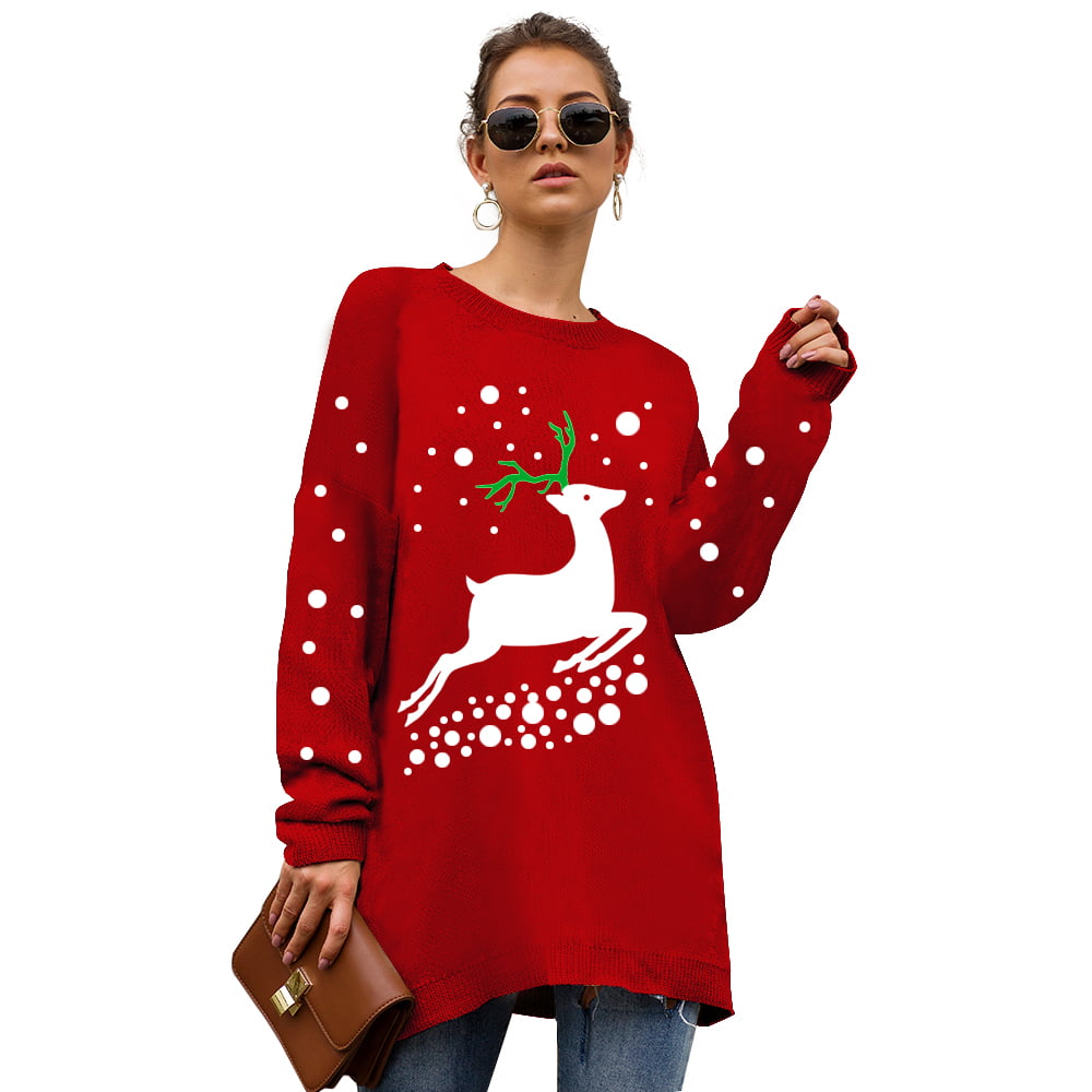 Details about   Holiday Sweater Snowman Pink Pullover Round Neck Long Sleeve Women Junior XL