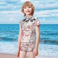 thumbnail image 2 of The Aristocats Boys Two Piece Rash Guard Swimsuits Kids Short Sleeve Swimwear Sets Bathing Suit, 2 of 7