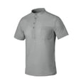 thumbnail image 6 of Men's Short Sleeve T-Shirt With Pocket Quick Dry Summer Top Stand Collar Button Henley Stretch Soft 95 Polyester 5 Spandex Casual Daily Travel Beach Holiday Streetwear Must, 6 of 9