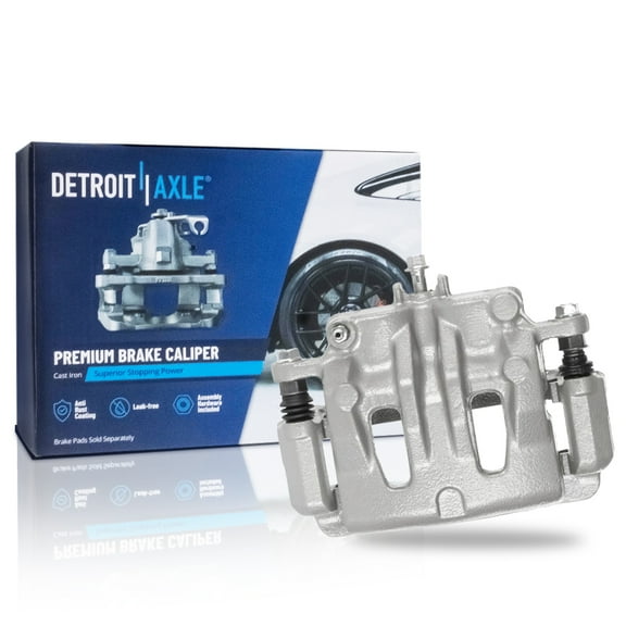 Detroit Axle - Front Left Driver Side Brake Caliper with Bracket Assembly Replacement for Kia Sedona Hyundai Entourage