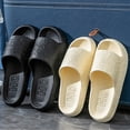 thumbnail image 5 of Mens Slippers,Men Slippers Breathable Soft Sole Comfort Sandals Slippers for Everyday Home Use,Slippers for Men,Black,10.5, 5 of 5
