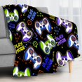 thumbnail image 2 of Classic Game Blanket Fashion Throw Blanket for Couch, Lightweight Warm Plush Fleece Blanket Super Soft Fuzzy Throws, Home Decor Flannel Blanket for Sofa Bed Office (Classic Game,50×60inch), 2 of 6