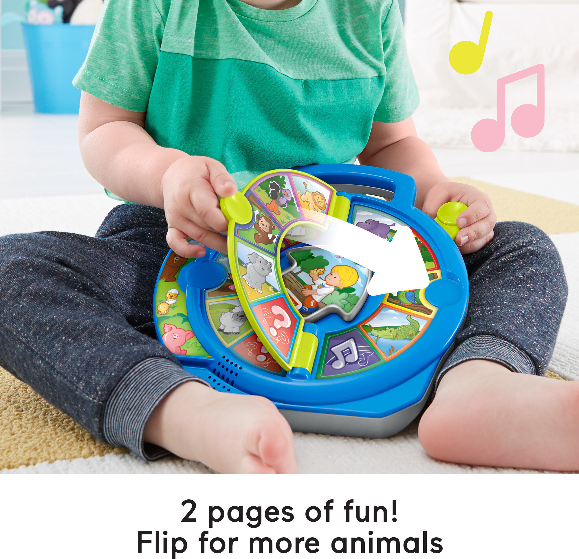Fisher-Price Little People World of Animals See ‘n Say Toddler Musical Learning Toy - image 4 of 6