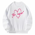 thumbnail image 4 of Sudadera de cuello redondo para hombre y mujer, camisa blanca de manga larga sin capucha, ropa deportiva, jersey de cuello redondo para compras en la Blanco Yinane Sudaderas con cuello redondo, 4 of 8