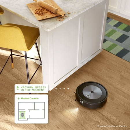 iRobot - Roomba j7 (7150) Wi-Fi Connected Robot Vacuum - Graphite
