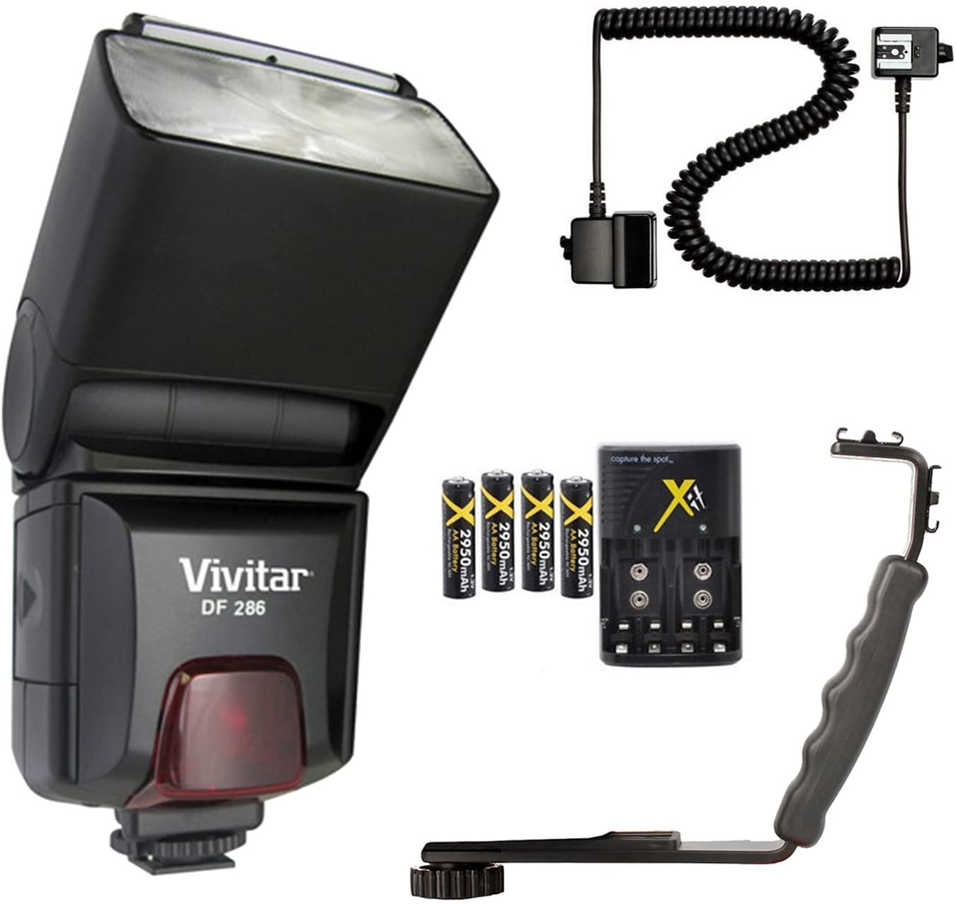 Vivitar DF286CAN Bounce Zoom Swivel Speedlite Camera Flash Accessory