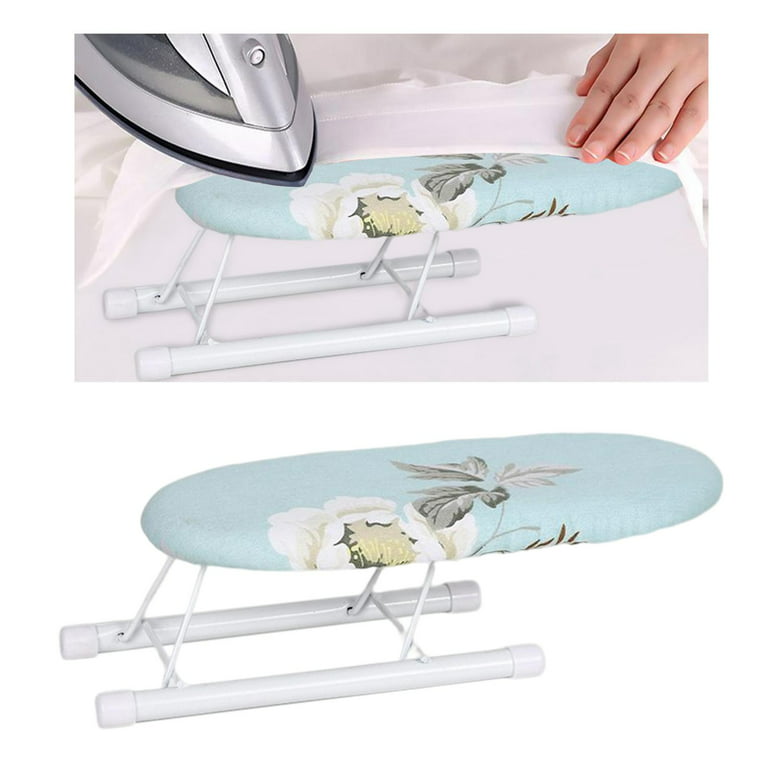 Small Tabletop Ironing Board - Ironing Board with Mesh Metal Base & Cover, Portable Folding Mini Iron Board for Sewing, Craft Room, Household, Dorm 