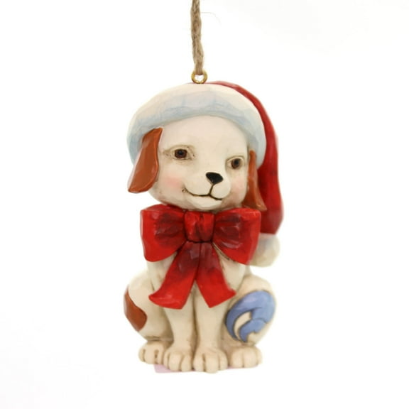Heartwood Creek Puppy with Bow Ornament #4058829