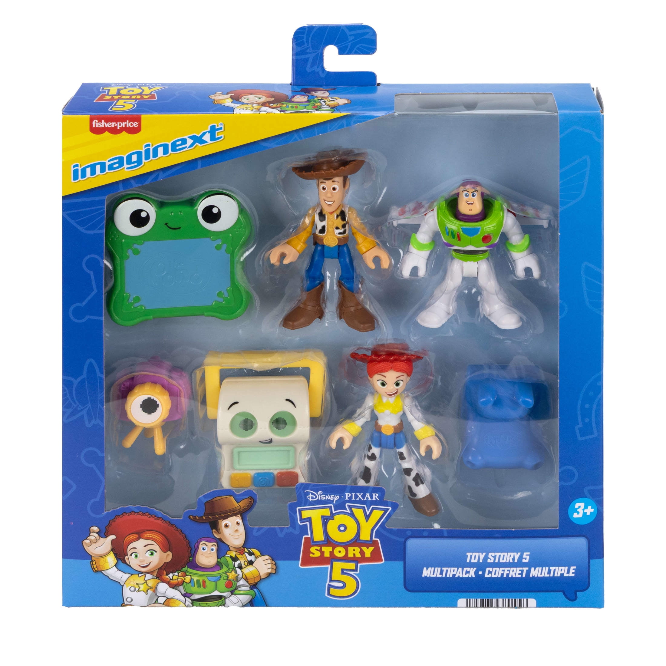 Disney and Pixar Toy Story Imaginext Figures, Includes 7 3-inch Tall Figures Inspired by Toy Story 5