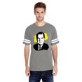 thumbnail image 1 of Unisex American President Richard Nixon Football Fine Jersey T-Shirt, 1 of 5