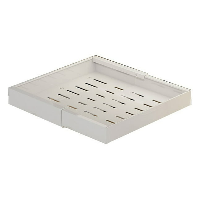 Pull-Out Cabinet Rack Kitchen Organization & Storage Non-Nail Sticker or Drill Hole with Expandable Width