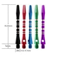 thumbnail image 2 of CHOK27 Pcs Fléchettes Légères en Nylon, Arbres de Fléchettes, Design Fileté Standard, Accessoires de Fléchettes pour Performance Stable, Bleu, 2 of 4