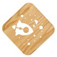 thumbnail image 1 of KONTONTY 1Set Desk Lamp Wood Carved Night Light Modern for Bedroom Use, 1 of 4