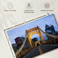 thumbnail image 6 of Elephant Stock Roberto Clemente Bridge Wall Art - Horizontal Canvas Wall Art - Living Room Wall Decor - Transportation Canvas - Gray And Orange Decor - 12" x 8", 6 of 8