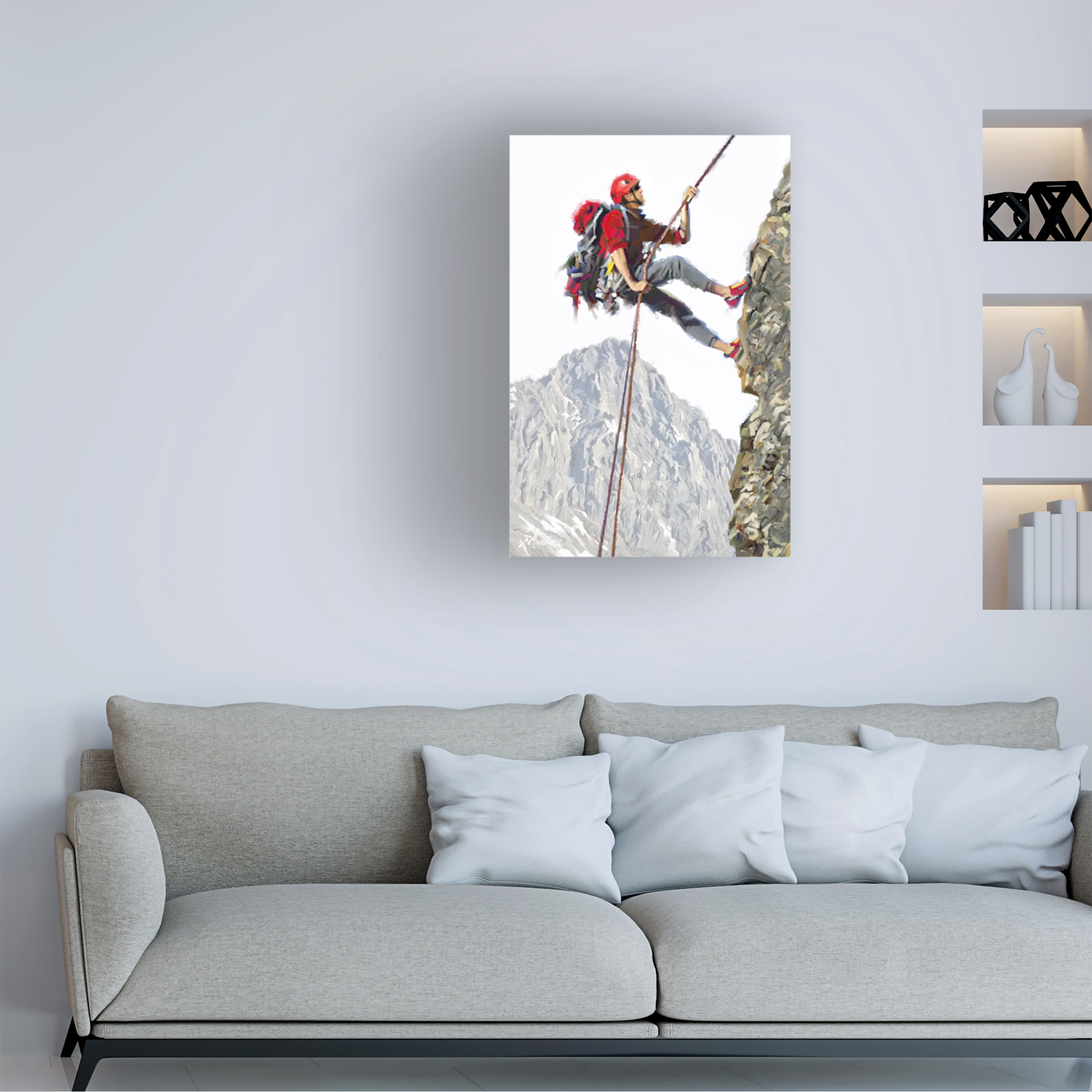 The Macneil Studio 'Climber' Canvas Art