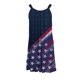 thumbnail image 5 of Mini vestido con estampado digital de ocio y entretenimiento con cuello redondo informal a la moda para mujer Fridja  hj95, 5 of 5