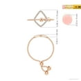 thumbnail image 4 of ANGARA Natural 0.08 Ct. Diamond Fashion Ring in 14K Rose Gold for Women (Ring Size: 11.5), 4 of 9
