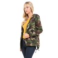 thumbnail image 4 of Made by Olivia Women's Military Anorak Safari Hoodie Jacket, 4 of 5
