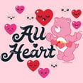 thumbnail image 2 of Junior's Care Bears Valentine’s Day Love-A-Lot Bear All Heart  Graphic Tee Light Pink X Large, 2 of 3