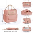 thumbnail image 4 of Deluxe Large Insulated Lunch Bag Box Women - Leakproof Waterproof Cooler with Multi Pockets Removable Strap for Work Picnic - Teacher Mothers Day Christmas Birthday Gifts, 4 of 8