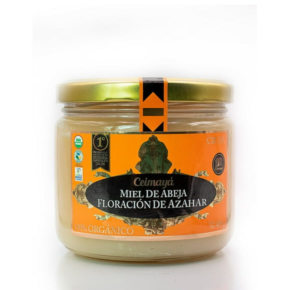 Miel de Abeja Floración de Azahar 100% Orgánica y Kosher Ceimayá, 400g