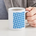 thumbnail image 4 of CafePress - Light Blue Lobster Silhouettes Designer Stain Mugs - 11 oz Ceramic Mug - Novelty Coffee Tea Cup, 4 of 4