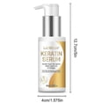 thumbnail image 3 of VITAMINS Hair Cosmetics Keratin Protein Hair Serum Anti-Frizz Control Hair Oil Repair Treatment Gloss Shine & Heat Protectant for Dry Damaged Hair, 3 of 3
