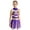 Purple, variant on TSSOE Cheer Leader Costumes for Girls Sleeveless Cheer Letter Print Uniform Dance Dress for Party Clothes Purple 10
