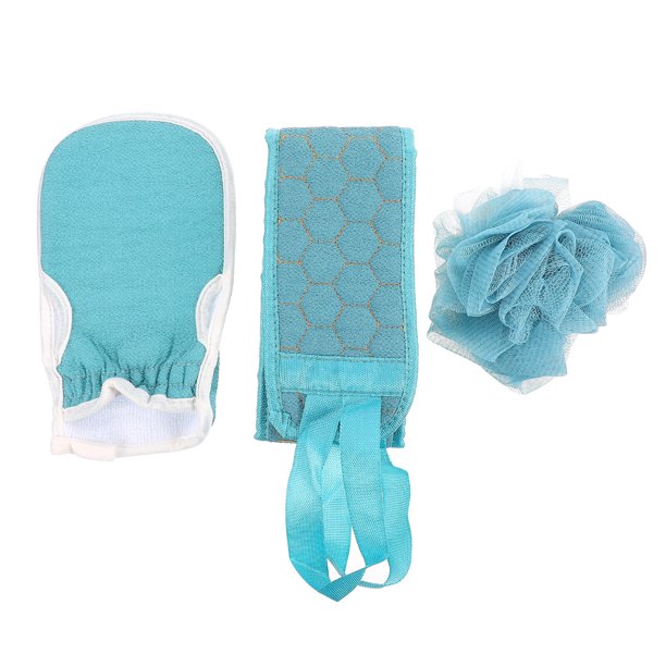1 set 3pcs guantes de ducha bola de baño toalla de baño de 3 piezas de toalla de baño de 3 piezas