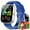 Blue, variant on Smart Watch Fits for Android and iPhone, IP68 Waterproof Smartwatch for Women Men 100+ Sports Modes 1.91-inch Fitness Tracker, Smart Watch with Bluetooth Call(Answer/Make Calls), for Gift Black