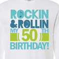 thumbnail image 4 of Inktastic 50th Birthday Rock N Roll Long Sleeve T-Shirt, 4 of 5