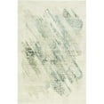 thumbnail image 1 of HomeRoots 353911 3 ft. 3 in. x 4 ft. 11 in. Polypropylene Ivory & Grey Area Rug, 1 of 1