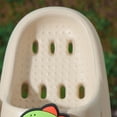 thumbnail image 5 of Staki Toddler Sandals Kids Slide Sandals Toddler Slippers Boys Non-slip Summer Casual Beach Water Shoes for Indoor & Outdoor(Khaki,2 Big Kid), 5 of 7