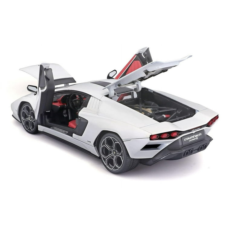 2022 Lamborghini Countach LPI 800-4 ~ White ~ 1:18 Metal Die Cast