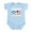 Sky Blue, variant on CafePress - Scottish American Infant Bodysuit - Baby Light Bodysuit, Size Newborn - 24 Months