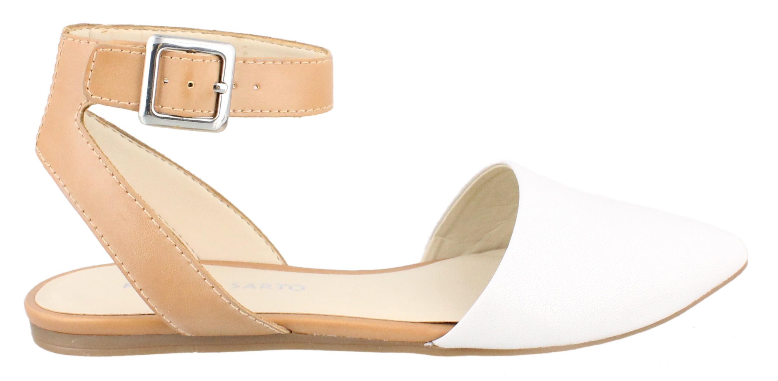 franco sarto ankle strap flat