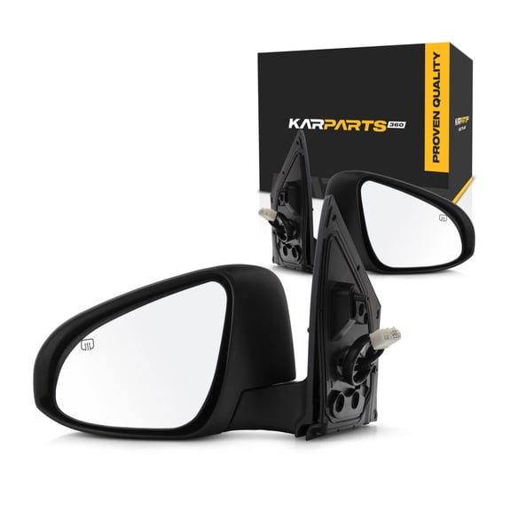 For Toyota Corolla 2014-2019 Door Mirror Driver and Passenger Side | Pair | Power | Heated | w/Signal Light | Paint to Match | Replacement For 8794002F50C0, 8791002G10C0 | TO1321295, TO1321295