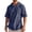 Mens Shirts Blue, variant on Cotton Linen Mens Shirt Hoodie Pullover Short Sleeve Breathable Lightweight Summer Beach Tops Fathers Gift